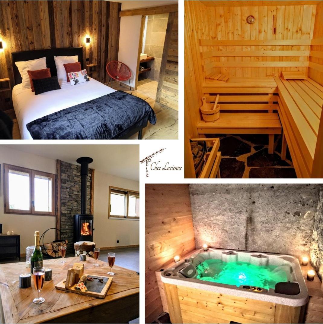 Chez Lucienne, Jacuzzi Et Sauna Samoens Bagian luar foto