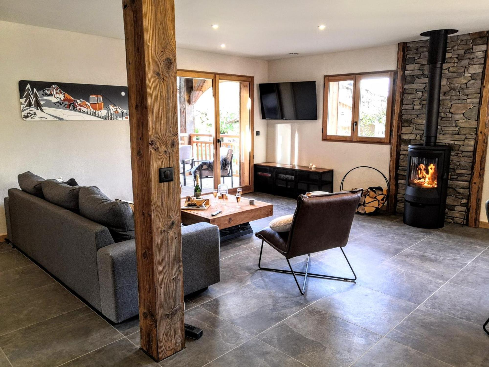Chez Lucienne, Jacuzzi Et Sauna Samoens Bagian luar foto