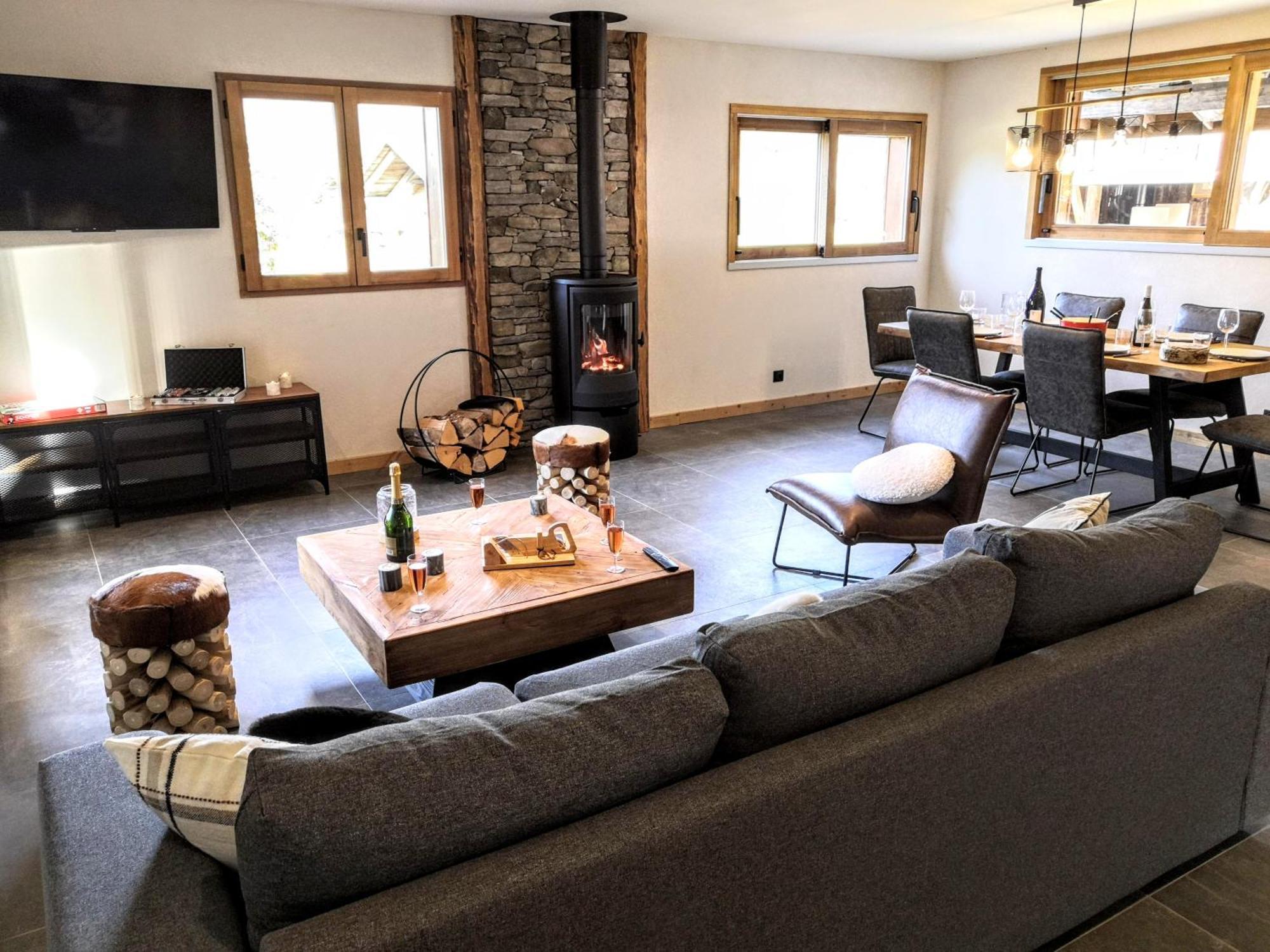 Chez Lucienne, Jacuzzi Et Sauna Samoens Bagian luar foto