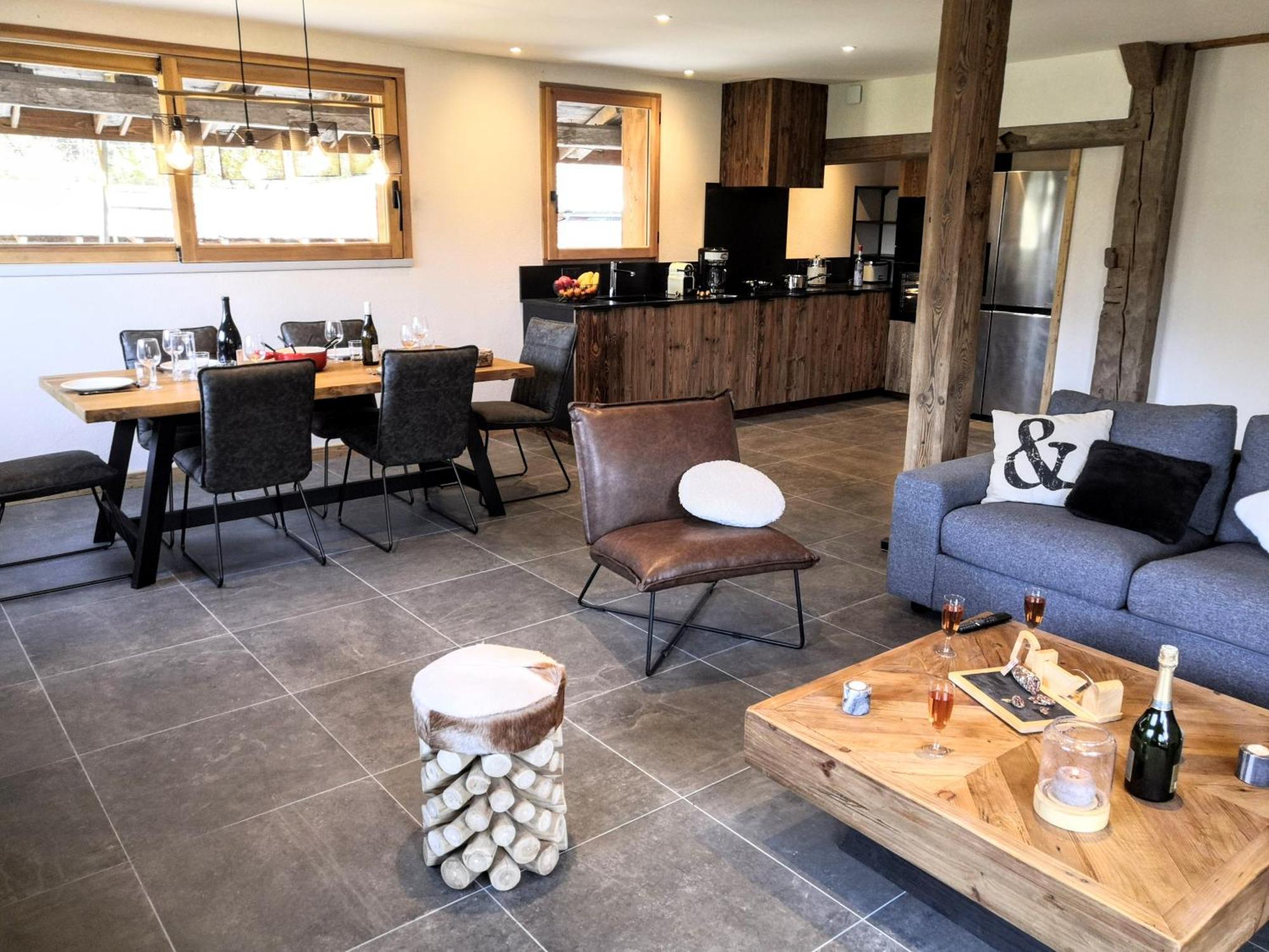 Chez Lucienne, Jacuzzi Et Sauna Samoens Bagian luar foto